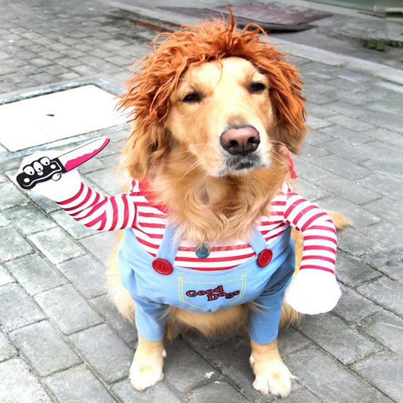 Disfraz Chucky Halloween para Perros